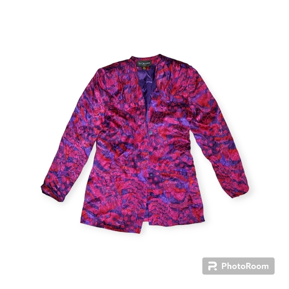 Vintage  st gillian blazer 100% silk